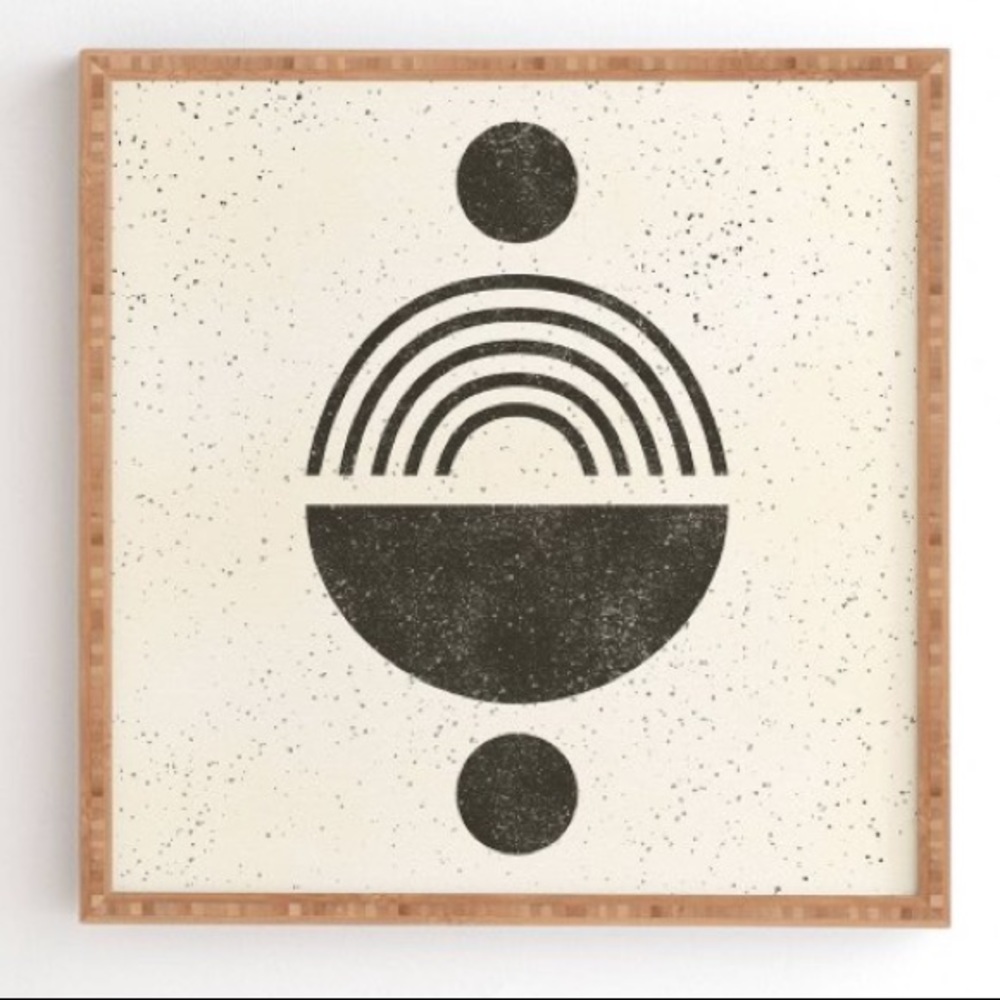 DENY DESIGN NWT Pauline Stanley rainbow totem art